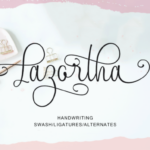 Lazortha Font Poster 1