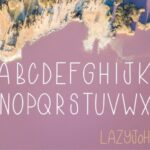 Lazy Johhanna Font Poster 2