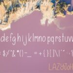 Lazy Johhanna Font Poster 3