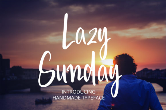 Lazy Sunday Font Poster 1