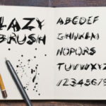 LazyBrush Font Poster 2