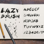 LazyBrush Font Poster 3