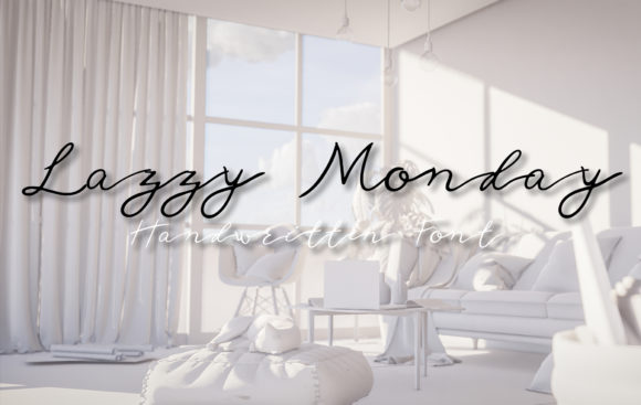 Lazzy Monday Font Poster 1