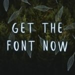 Leafy Font Poster 7