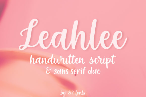 Leahlee Duo Font Poster 1