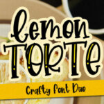Lemon Torte Font Poster 11