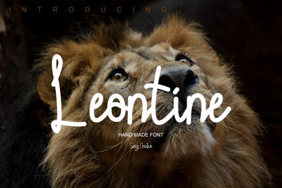 Leontine Font Poster 1