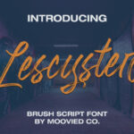 Lescyster Font Poster 1