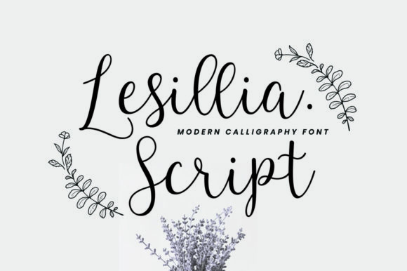 Lesillia Font Poster 1