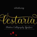 Lestaria Font Poster 1