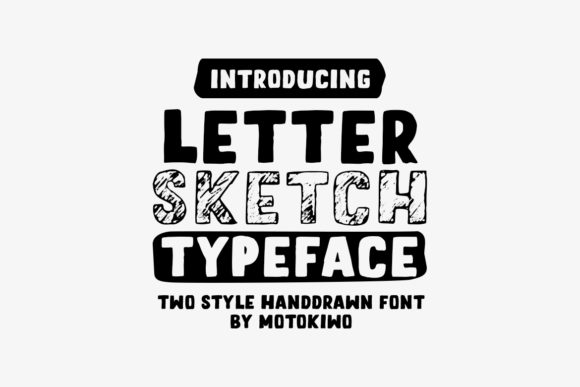 Letter Sketch Font