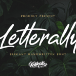 Letterally Font Poster 1