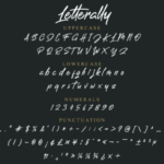 Letterally Font Poster 8