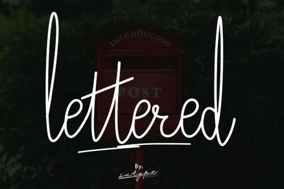 Lettered Font