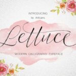 Letuce Font Poster 1