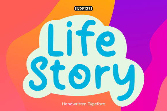 Life Story Font Poster 1