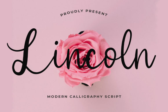 Lincoln Font Poster 1