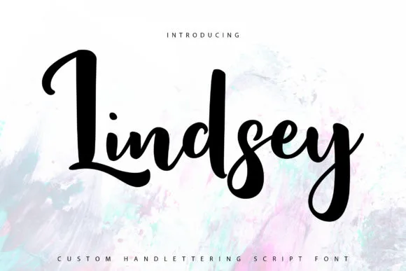 Lindsay Font Lindsay Font Poster 1