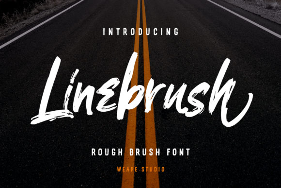 Linebrush Font Poster 1