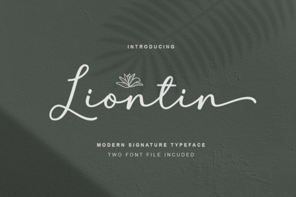 Liontin Font Poster 1