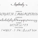 Lisalovely Font Poster 7
