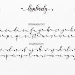 Lisalovely Font Poster 8
