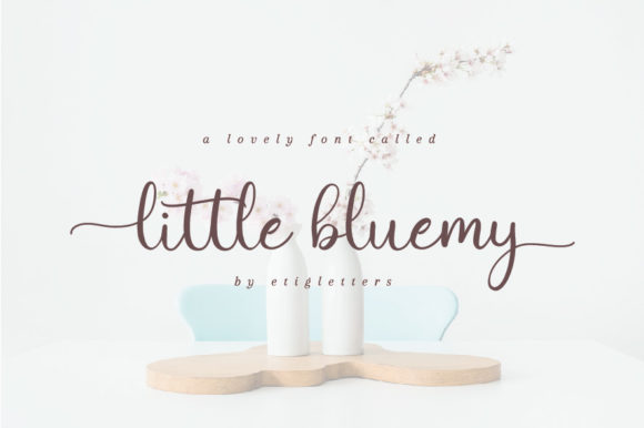Little Bluemy Font Poster 1
