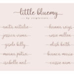 Little Bluemy Font Poster 3