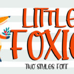 Little Foxie Font Poster 1