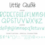 Little Quirk Font Poster 4