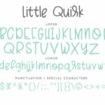 Little Quirk Font Poster 4