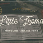 Little Thomas Font Poster 1