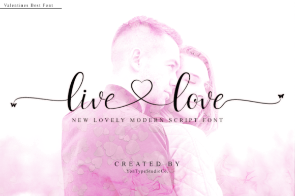 Live Love Font Poster 1