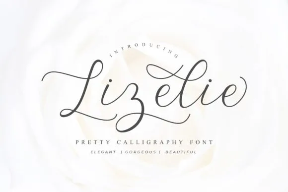 Lizelie Font Lizelie Font Poster 1