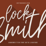 Locksmith Font Poster 1