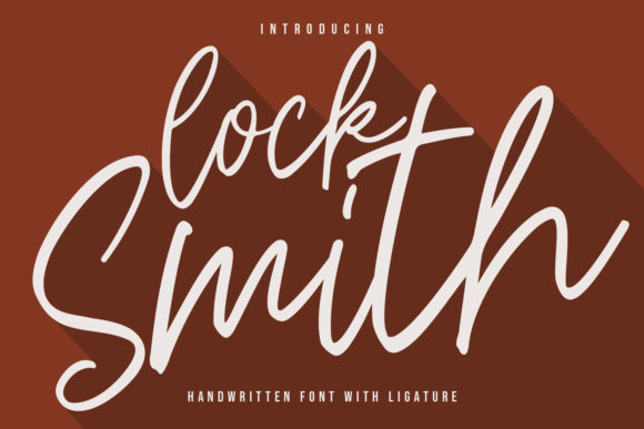 Locksmith Font Poster 1