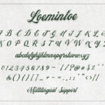 Loemintoe Font Poster 8