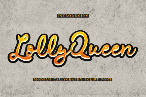 Lolly Queen Font Poster 1