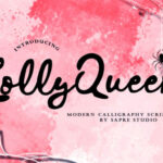 Lolly Queen Font Poster 4