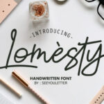 Lomesty Font Poster 1