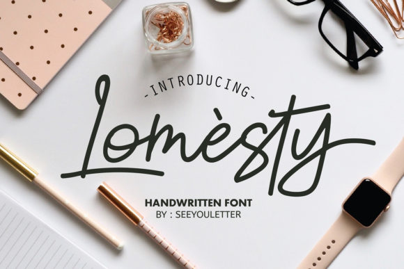 Lomesty Font Poster 1