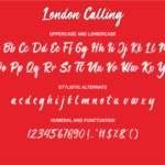 London Calling Font Poster 9