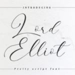 Lord Elliot Font Poster 1