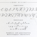 Lord Elliot Font Poster 4