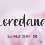 Loredana Font Poster 1