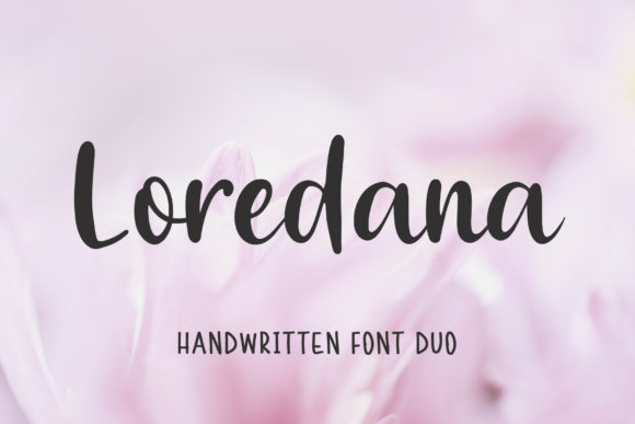 Loredana Font Poster 1