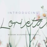 Lorieta Font Poster 1