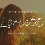 Lorieta Font Poster 2