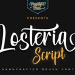 Losteria Script Font Poster 1
