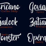 Losteria Script Font Poster 3